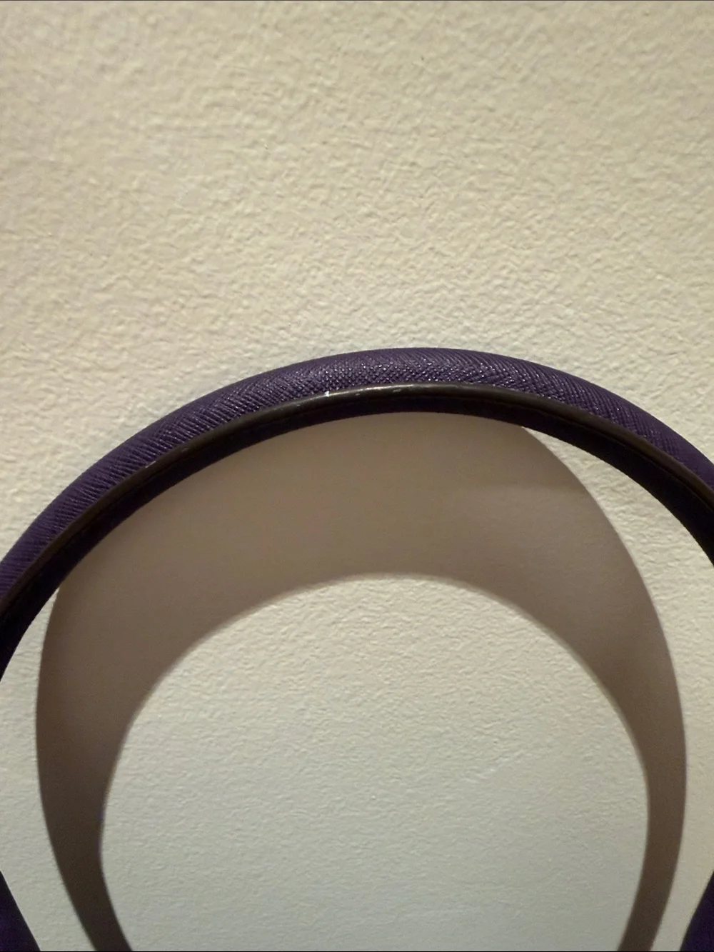 Michael Kors Purple Saffiano Satchel with Gold Hardware